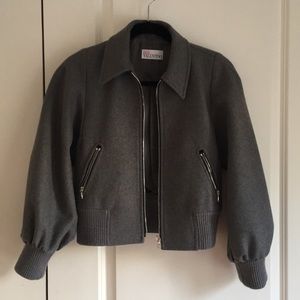 Red Valentino Grey Jacket with Mordern Twist.